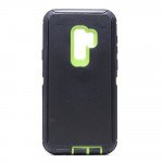 Galaxy S9+ (Plus) Armor Robot Case (Black Green)